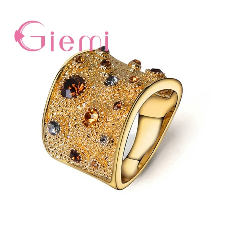 

Wholesale Women Finger Rings Geometric Design Europe 925 Sterling Silver Metal Knuckle Rings Women OL Style Rhinestone Bijoux