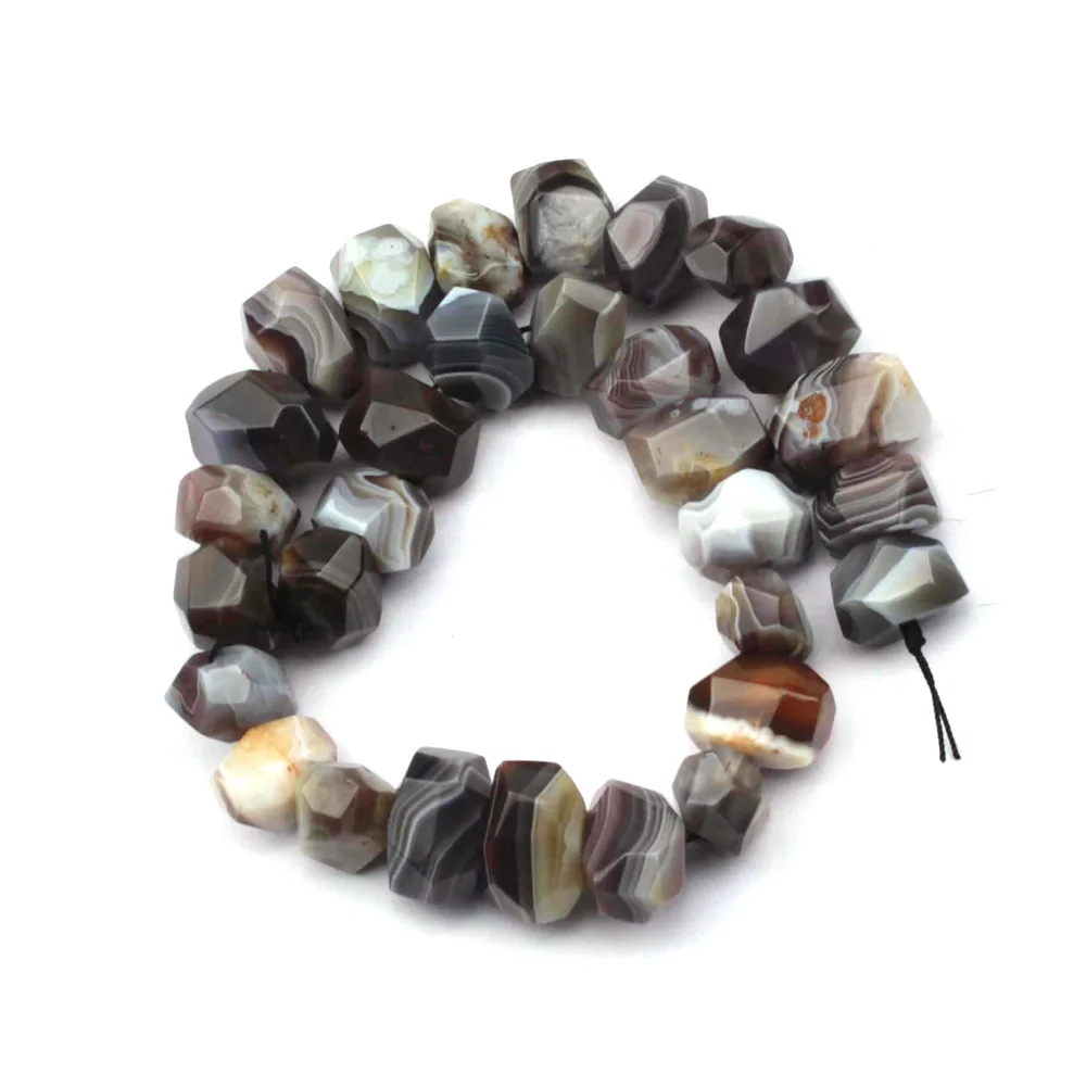 

16-18mm oval faceted Sardonyx/botswana agates beads natural stone beads DIY spacer beads for jewelry making strand 15" wholesale