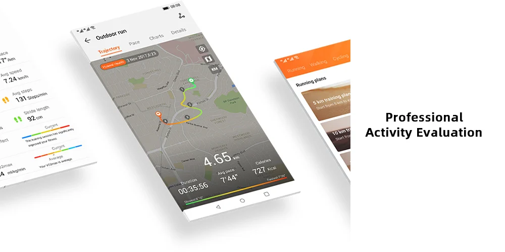 Original Huawei TalkBand B5 Talk Band B5 Bluetooth Band Smart Bracelet Sports Wristbands Touch AMOLED Screen Call Earphone (4)