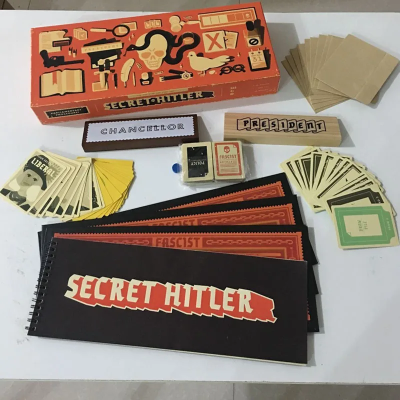 

SECRET Hitlers anti-human Board Game Table Uncovering English version Adult Toys Puzzle Playing Card Party Family School Gift