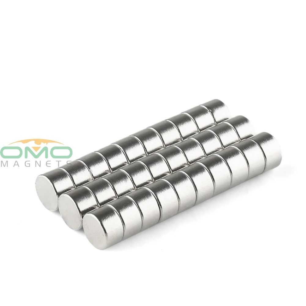 100 x Strong Small Disc Cylinder Magnets 5 x 6 mm Round Rare Earth Neodymium N50 