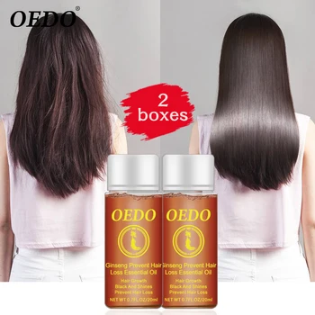 

OEDO Ginseng Hair Growth Essence Anti Hair Loss Liquid 20ML Fast Restoration Dense Hair Growth Serum Powerful Repair Hair Root