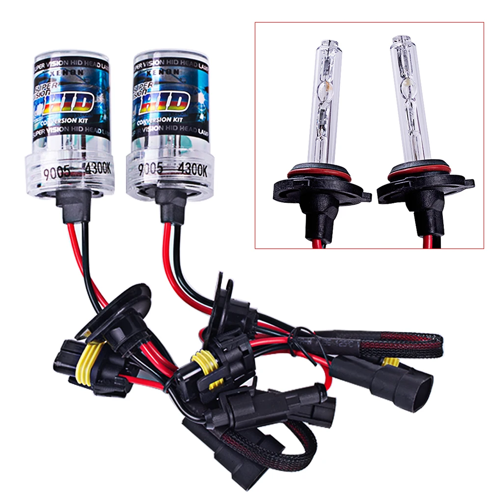 

2pcs hid bixenon kit bulb 35w 4300k 6000k H1 H7 9005 styling Car light
