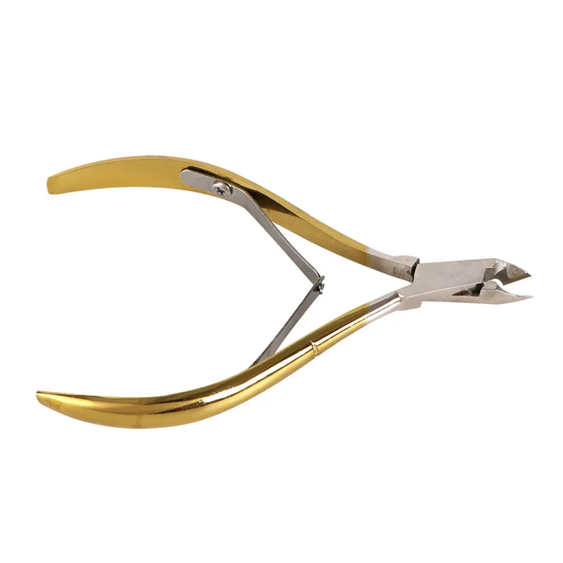 

MESFEES Manicure Tools Cuticle Scissors Stainless Steel Double Fork Exfoliating Durable Dead Skin Scissors Nail Cuticle Nipper