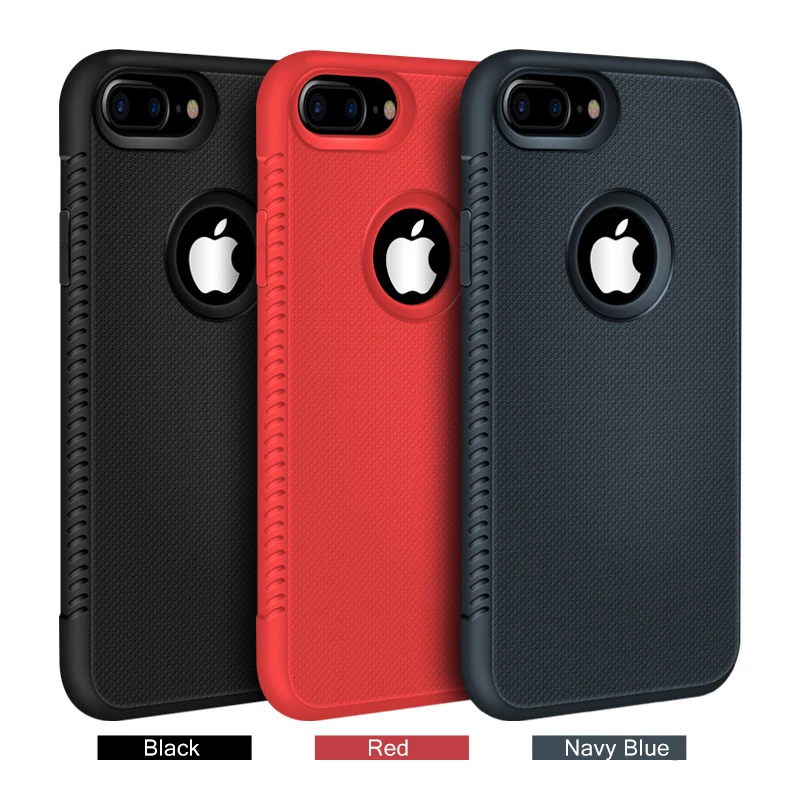 Прочный чехол для iPhone X XR XS Max силиконовый бампер матовый 6S 6 7 8 Plus 11 Pro 7Plus