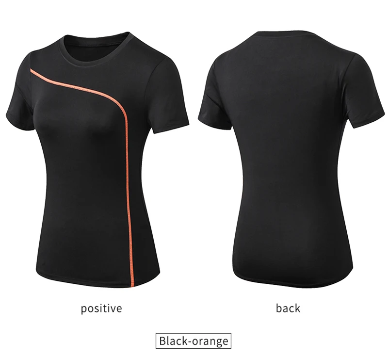 Quick Dry Stretch Slim Fit Yoga Tops for Woman Short Sleeve Sports Fitness T Shirt Outdoor Running T-shirts Female Yoga Shirt