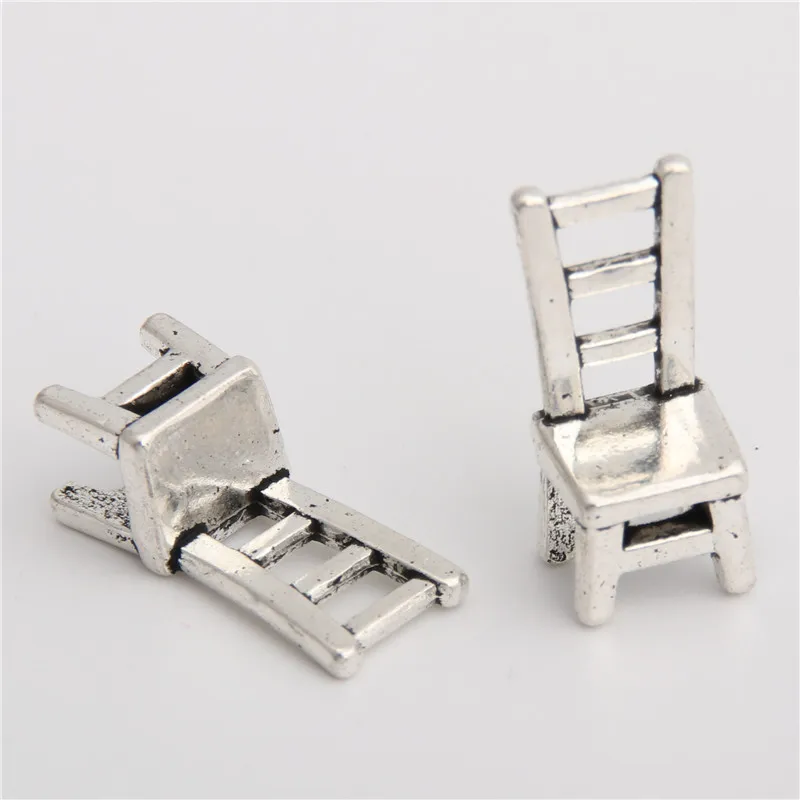 15pcs Antique Silver Charms 3D Chairs Pendant Fit Bracelets Necklace DIY Metal Jewelry Making A2869 15pcs Antique Silver Charms 3D Chairs Pendant Fit Bracelets Necklace DIY Metal Jewelry Making A2869