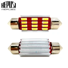 2 шт. 31 мм 36 мм/39 мм/41 мм Автомобильные светодиодные ошибок иллюминационных гирлянд дневные ходовые огни 12V Белый Подсветка регистрационного номера для игры в гольф, на возраст 3, 4, 5, 6, Passat 3c B6 B5 поло