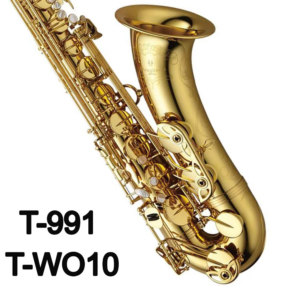 Brand New Japan Tenor Saxophone T 991 T WO10 Gold Lacquer Sax Tenor