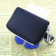 Чехол для ключей износостойкий Женский Мужской кожаный кошелек на молнии сумка для ключей автомобиля кошельки модная многофункциональная ключница Держатели