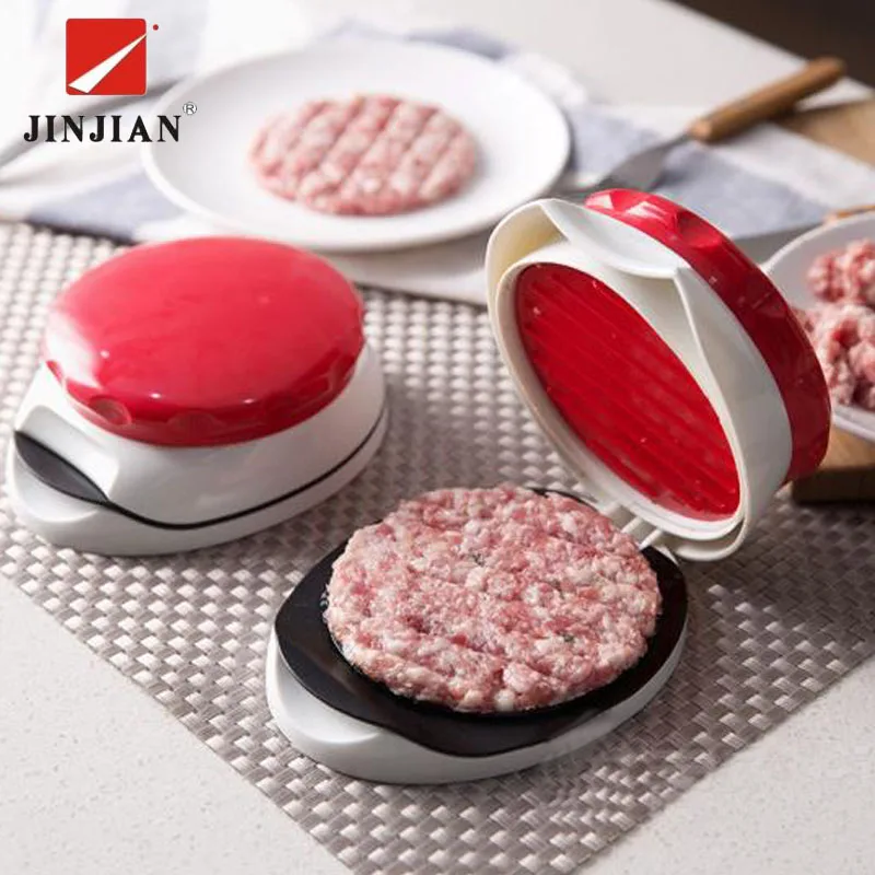 

JINJIAN New DIY Hamburger Meat Press Tool New Cutlets Press Mold Food-Grade Plastic Hamburger Press Burger Maker Cooking Tool