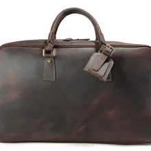 Мужские дорожные сумки из коровей кожи новые деловые мужские коричневые модные брендовые повседневные большие дорожные сумки из натуральной кожи мужские сумки