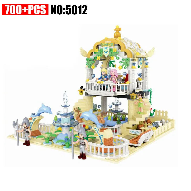

Winner 5012 Mermaid Series Prince Garden Building Blocks Educational Toys Educational DIY Bricks Toys for Children Great Gift