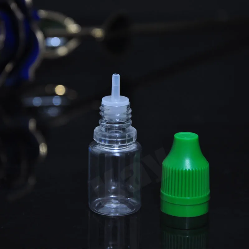 Free shipping 2500pcs PET 5ML Plastic Dropper Bottles With Tamper