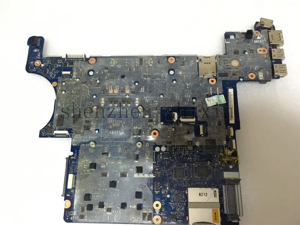 Для dell E6420 материнская плата для ноутбука QM67 PGA989 REV: 2 0 CN 0H2YDF PAL51 LA 6592P с графическим