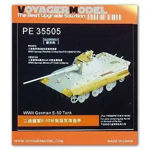 

KNL HOBBY Voyager Model PE35505 World War II Germany E-50 plan to upgrade the car with metal etching (No.)