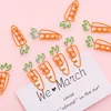 5 pcs/lot Creative Kawaii carrot Shaped Metal Paper Clip Bookmark Stationery School Office Supply Escolar Papelaria ► Photo 3/5