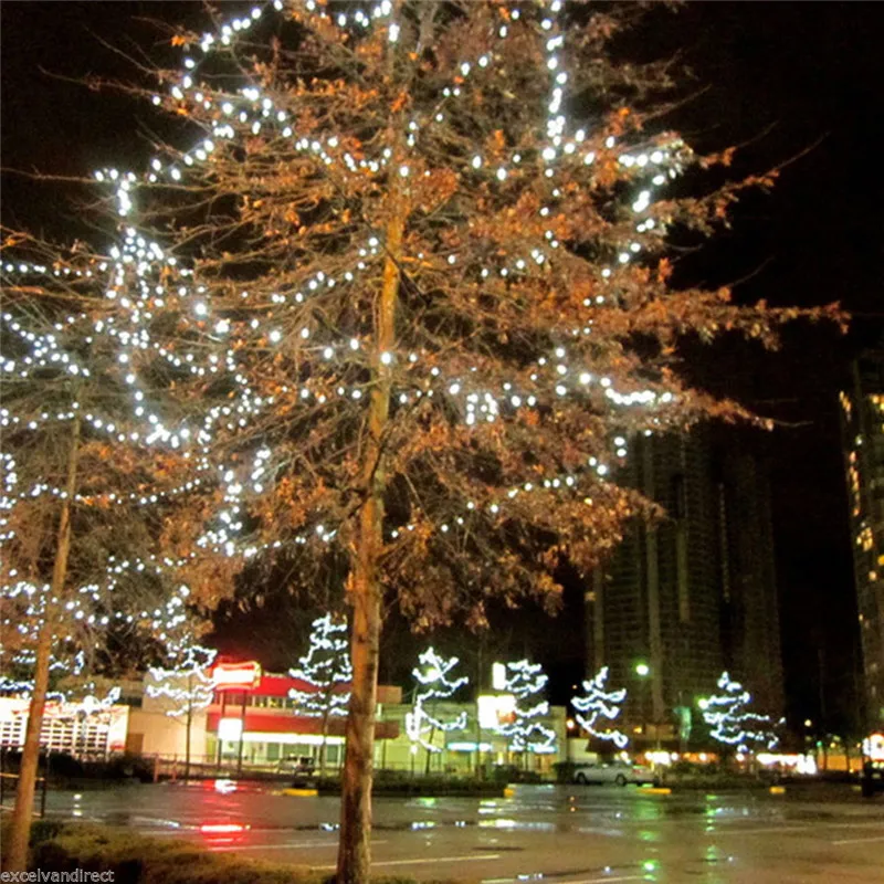 20 M 200 светодиодов Строка Гирлянда на Рождественское дерево Фея Света AC110V/220 V Luce Водонепроницаемый домашний сад вечерние украшения для