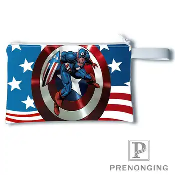 

CustomCaptain AmericaPrinting Coin Purse Change Purse Zipper Zero Wallet Phone Key Bags Fashion Small Female Purse#19-01-22-2-74