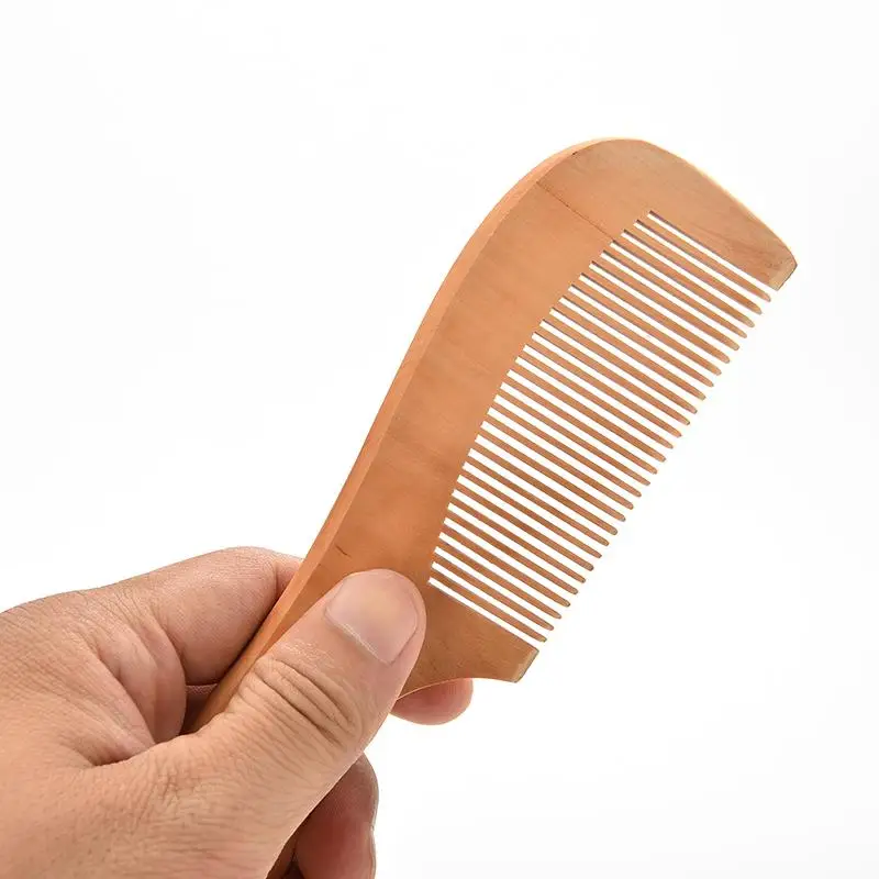 

14cm Comb Hair Natural Peach Wood Hair Comb Anti-Static Comb Hair Hair Styling Tools