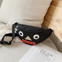 Fashion Boys Girls Child Cartoon Pattern Cute Candy Color Shoulder Bag Personality Crossbody Bags Cute Chest Bags DT