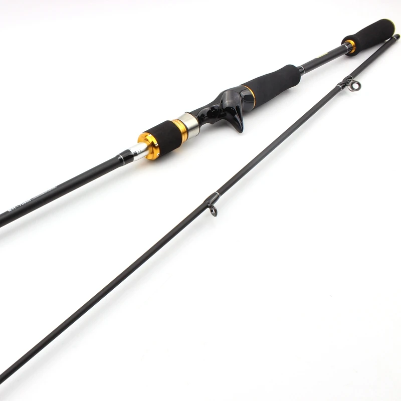 Vysoce kvalitní casting Spinning rybářský prut 2,1m 2 segmenty M Power Lure 5-16g linie 5-18LB Lure Fishing Pole Stick Stick Lure rod
