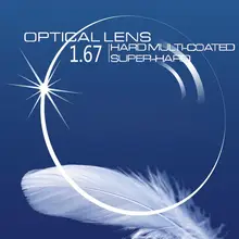 Один vision 1.67 индекс диоптрий прозрачные Оптические стёкла оптический для Близорукость дальнозоркость чтения рецепт очки