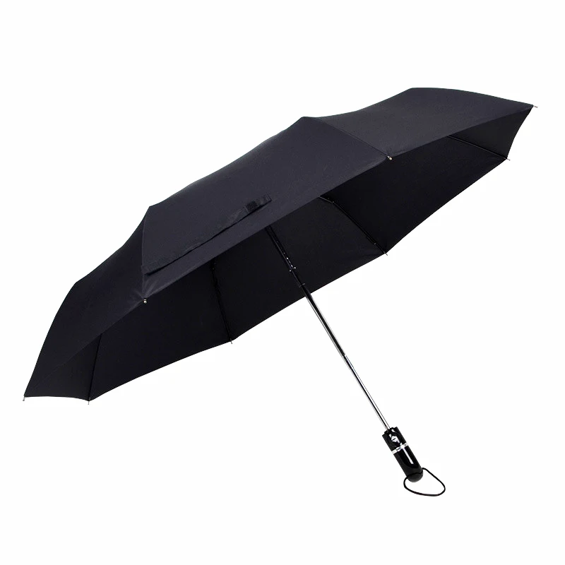 Big Sale Automatic Umbrella Rain Women Men Business Big Size Three Folding Umbrellas WIndproof