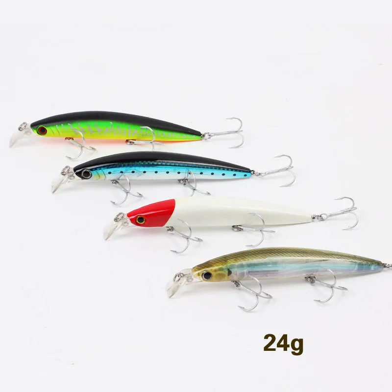 

1pcs/pack 24g 145mm CD145 model sea fishing big game boat shore long casting fishing lures hard bait bionic Minnnow bait