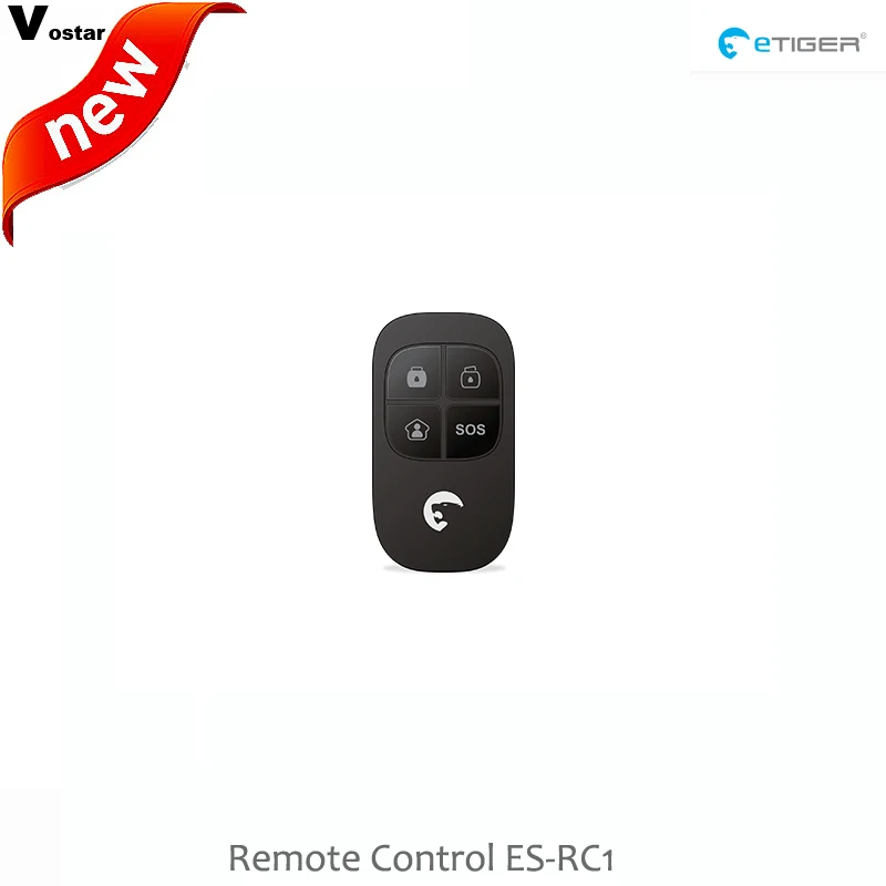

NEW 433MHz etiger RF Remote Control ES-RC1 gsm RFID tag security home alarm system etiger S4