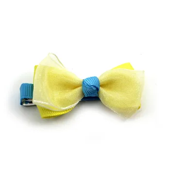 

Fashion Girl Baby Lace Hair Clip Bowknot Toddler Headband Braid Hair Pin Light Blue