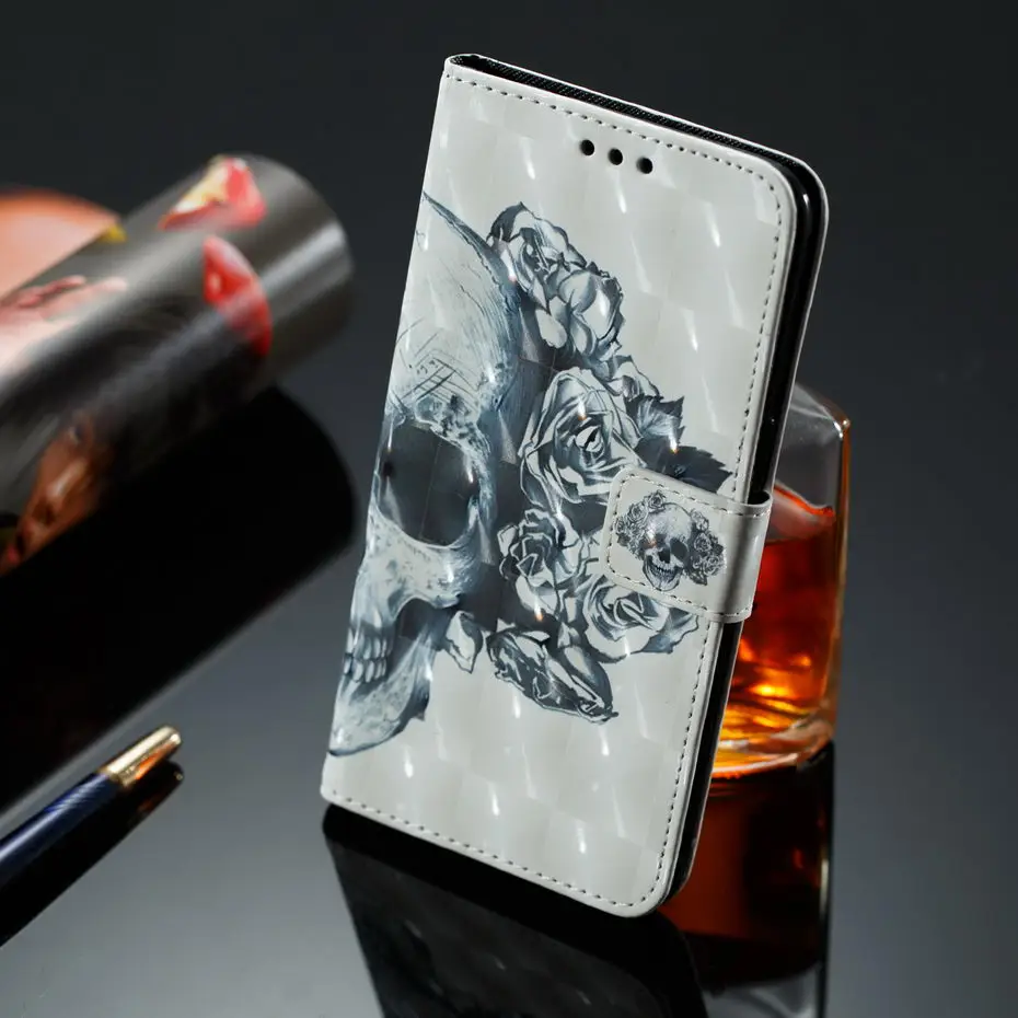 Чехол-книжка с 3D рисунком для Xiaomi Redmi Note 7 7 Pro, чехол-кошелек из искусственной кожи, чехол для телефона, чехол для Xiaomi Redmi Note 7Pro - Цвет: YBJX20171017