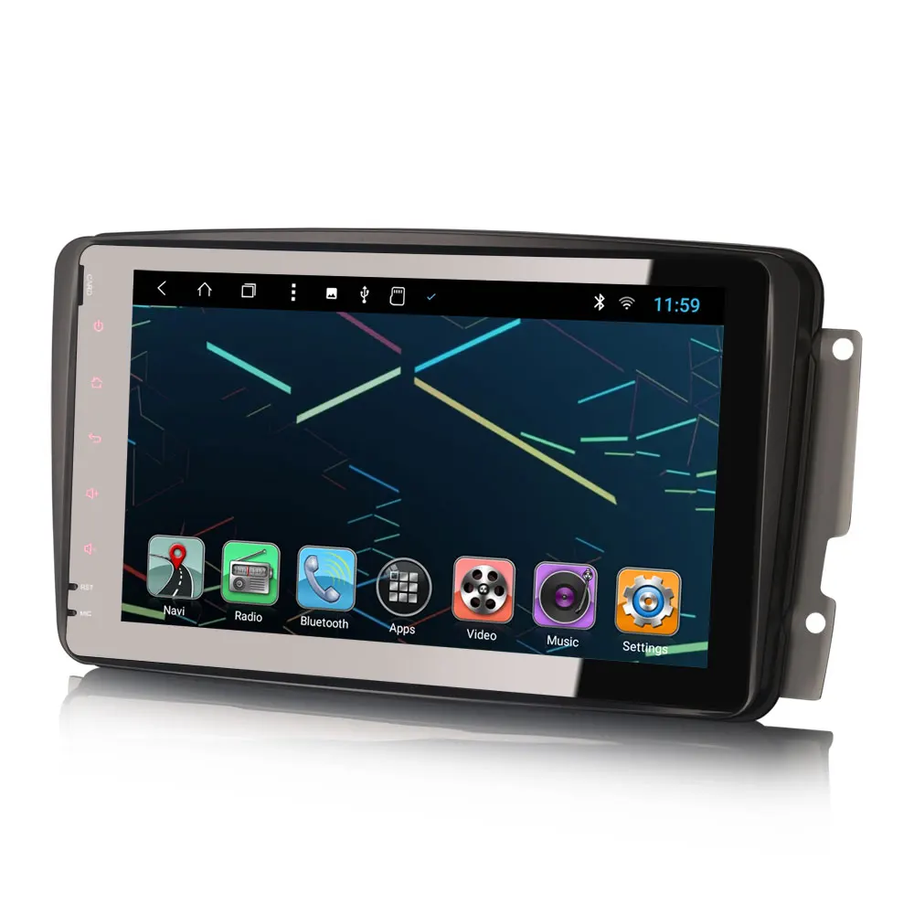 Flash Deal 8" Android 8.1 OS Car Multimedia Navigation GPS Radio for Mercedes-Benz C-Class W203 S203 2000-2005 & G-Class W463 1998-2006 5