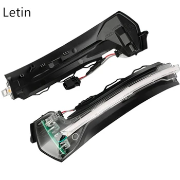 

Letin white Side Mirror Dynamic blinker LED Turn Signal indicator Light For Audi A3 S3 2013 2014 2015 2016 2017