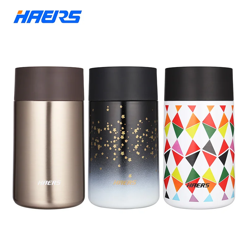 Haers 600ml Superlight Thermos Food Container BPA free Stainless Steel