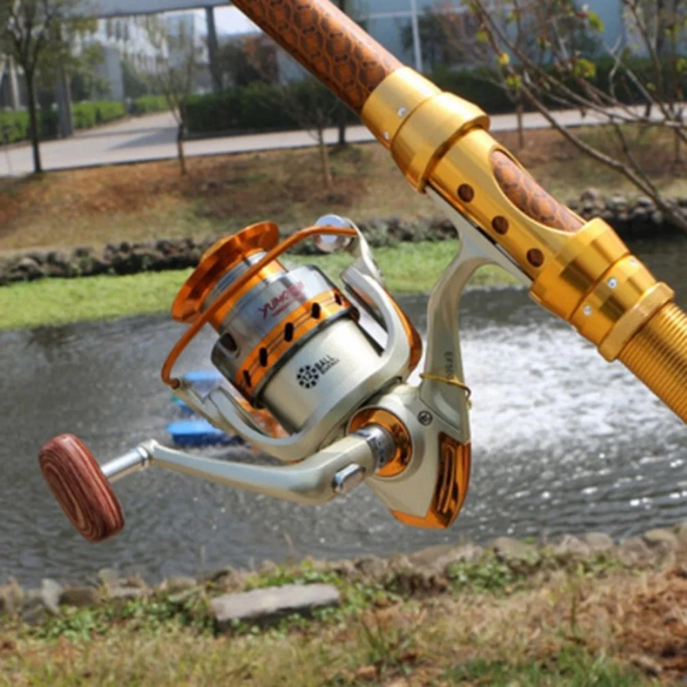 

EF500-7000 Baitcasting Reel 12BB Spin Fishing Reel Carbon Fiber Drag Fishing Tackle Saltwater Fishing with Metal Rocker Arm
