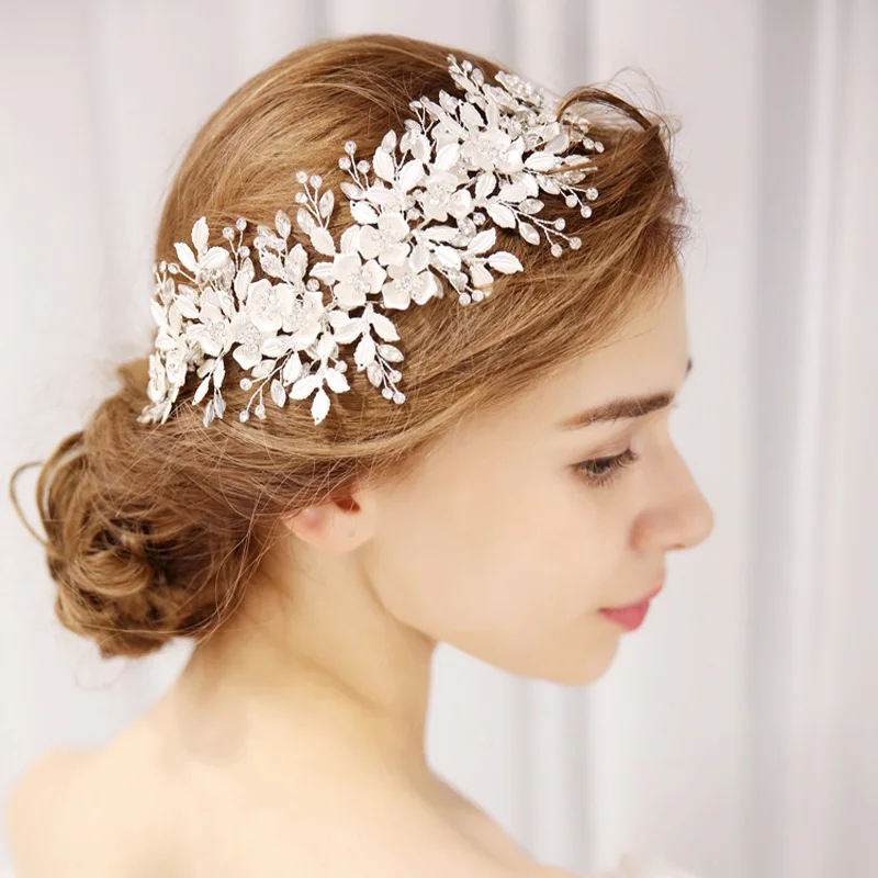 Shimmering-Wedding-Headpiece-Collections-Floral-with-Rhinestone-Halo-Bridal-Hair-Vine-Women-Headbands-Jewelry