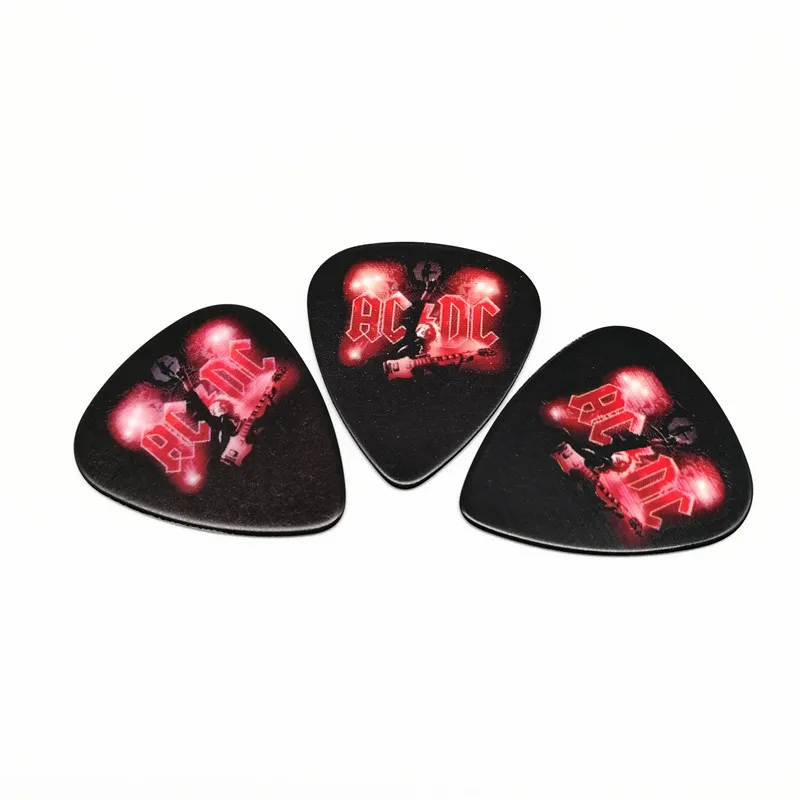 

Mediator AC DC Printing Design Celluloid Guitar Picks 0.96mm Heavy Thickness Acoustic Guitar Plectrum Bulk