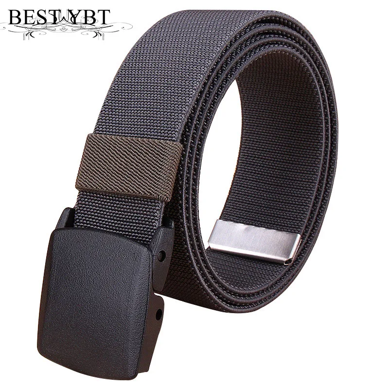 Best YBT Unisex Nylon belt Plastic Prevent allergy Automatic buckle