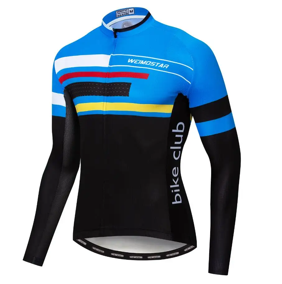 Мужская футболка с длинным рукавом для велоспорта, модель года, одежда для велоспорта - Цвет: 11