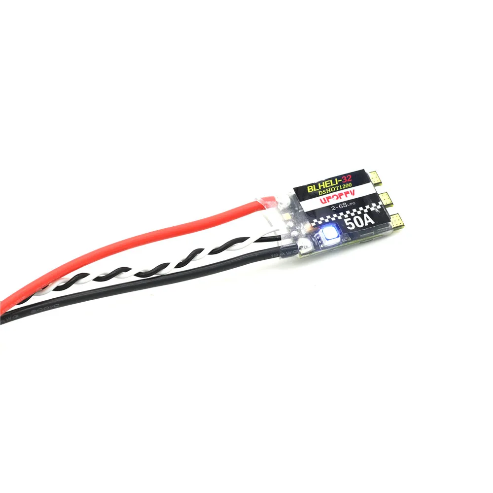 

UFOFPV 50A BLHeli_32 ESC Dshot1200 2-6S Integrated RGB LED For RC Models Multicopter Frame DIY Part Accessories
