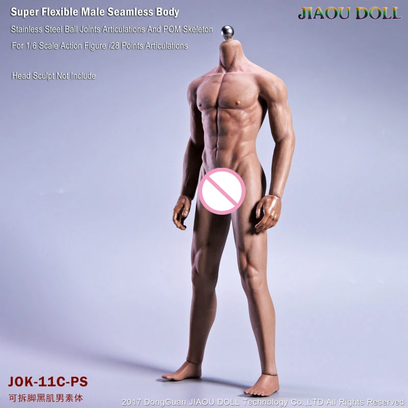 Дешево Супер гибкая Мужская бесшовная фигурка 1 6 масштаб с шаровыми шарнирами из нержавеющей стали сильная муслиновая фигурка Модель Коллекция иг...