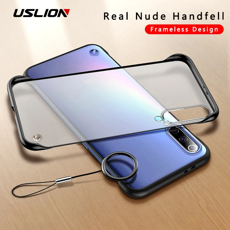 

USLION Ultra Slim Frameless Phone Case For Xiaomi 9 9 SE 8 Explorer Redmi K20 Pro Transparent Matte Hard PC Cover Cases Fundas