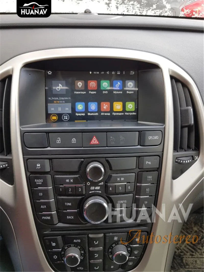 Discount Car DVD player GPS navigation for OPEL Vauxhall Holden Astra J 2010-2013 multimedia 2 din auto radio Stereo unit Android8.1 32GB 3