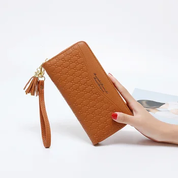 

New Fashion Women Wallets Long Design Orginazer Purses Large Capacity PU Leather Wallet Photo Holder Card Holder Coin Pocket