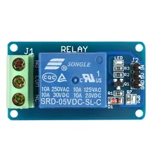 Panneau de relais à 1 canal 5V, Module de relais unique, déclencheur de haut niveau pour Arduino / RPi