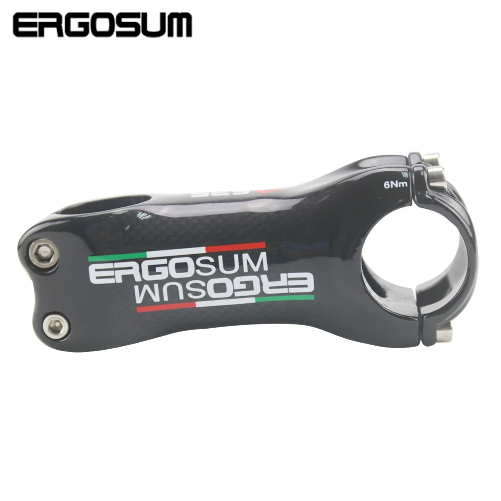 Stem 3K Gloss Carbon Road Stem 31.8mm ERGOSUM MTB ...