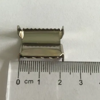 

2018 new 20mm Silver Metal Adjustable Buckle Suspenders Adjustment Craft Clips With Teeth 50pcs/lot Garment Accessory