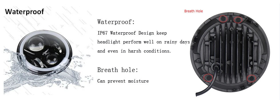 waterproof headlight