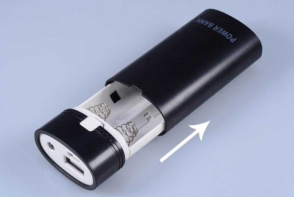 DIY 2x18650 Power Bank Box Case Flashlight USB Pover bank 18650 Powerbank for Xiaomi Huawei Phone Charger Power bank No Battery  (6)